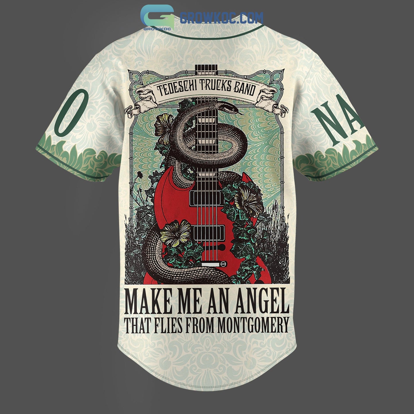 Tedeschi Trucks Band Make Me An Angel That Flies From Montgomery Personalized Baseball Jersey