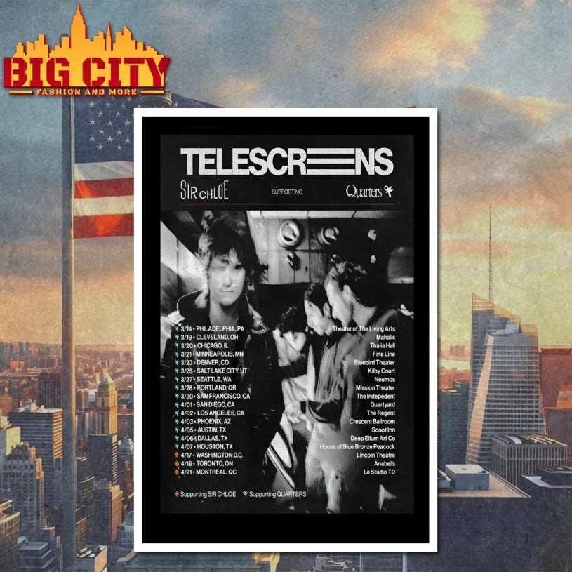 Telescreens Spring 2026 Shows Poster shirt