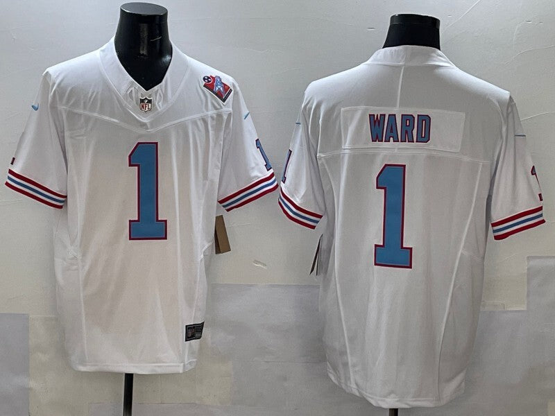 Tennessee Titans #1 Cameron Ward Titans V3 Style 2