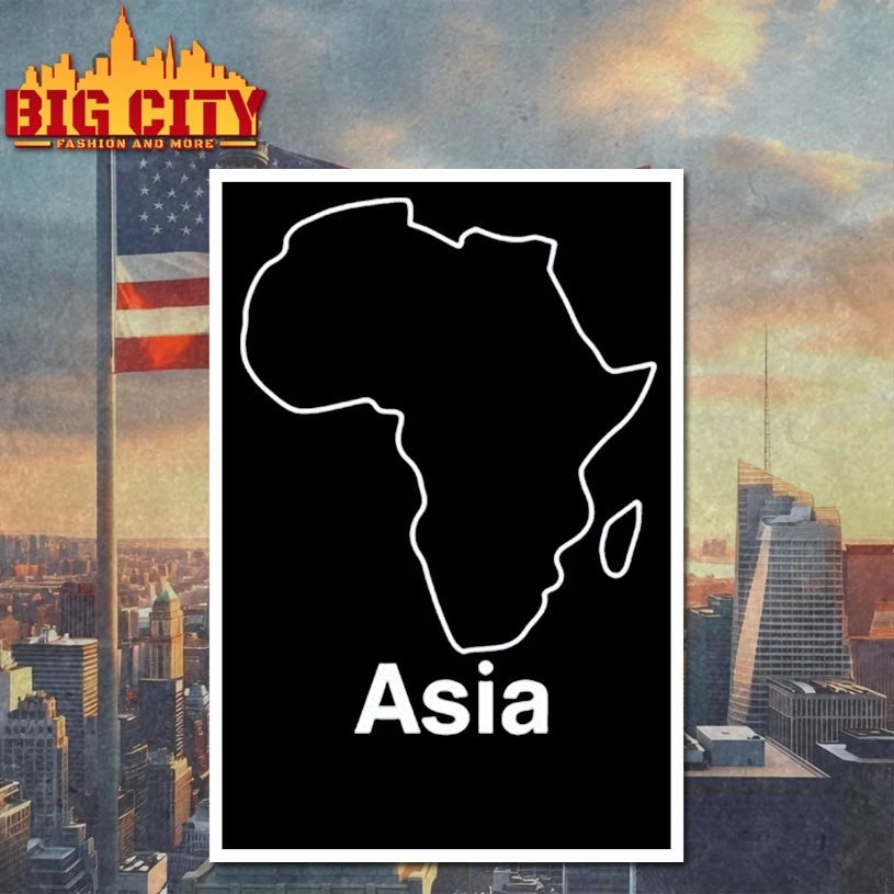 Terrible Maps Africa Asia shirt