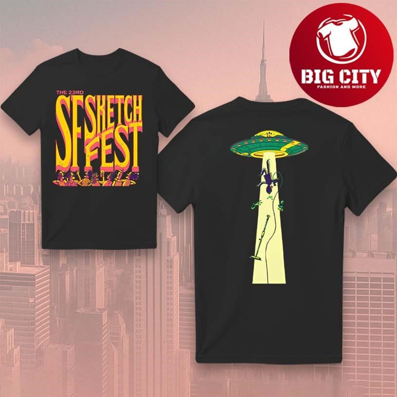 The 23rd SF Sketchfest UFO Limited Two Sided Shirt