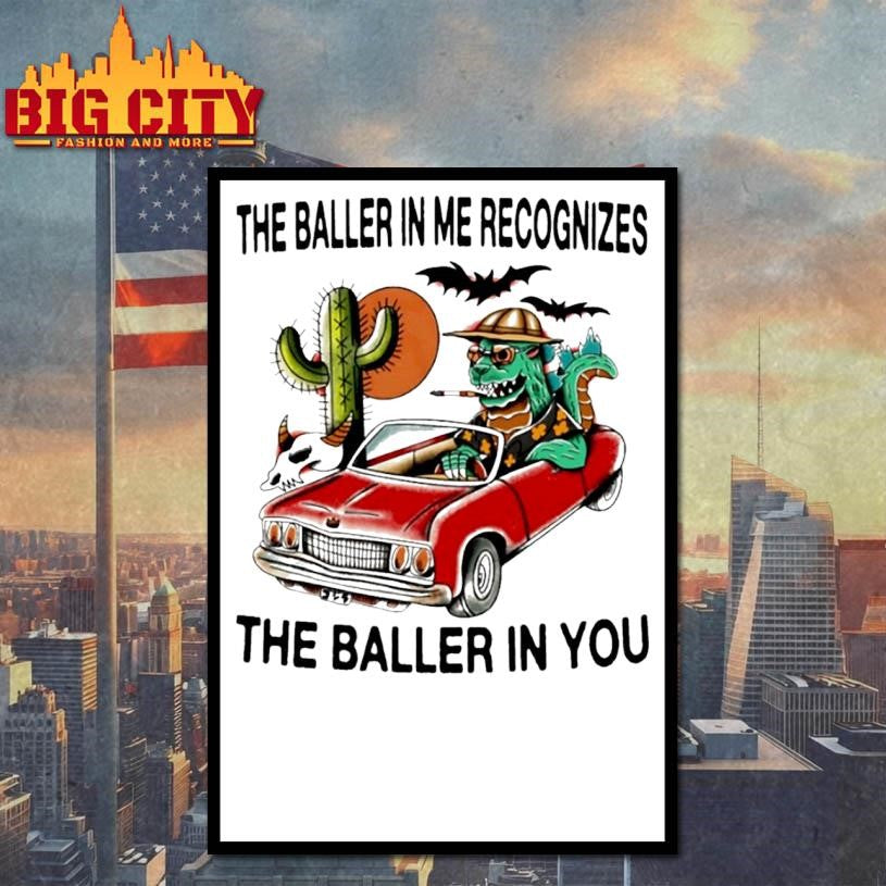 The Baller In Me Recognizes The Baller In You Circle Shirt