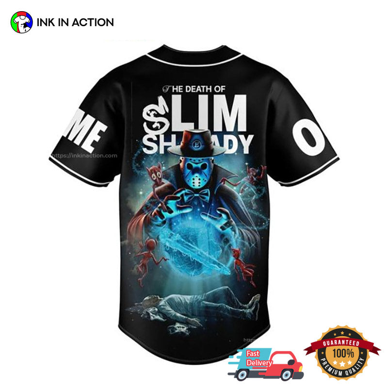 The Death Of Slim Shady The Killer Eminem Personalized Baseball Jersey