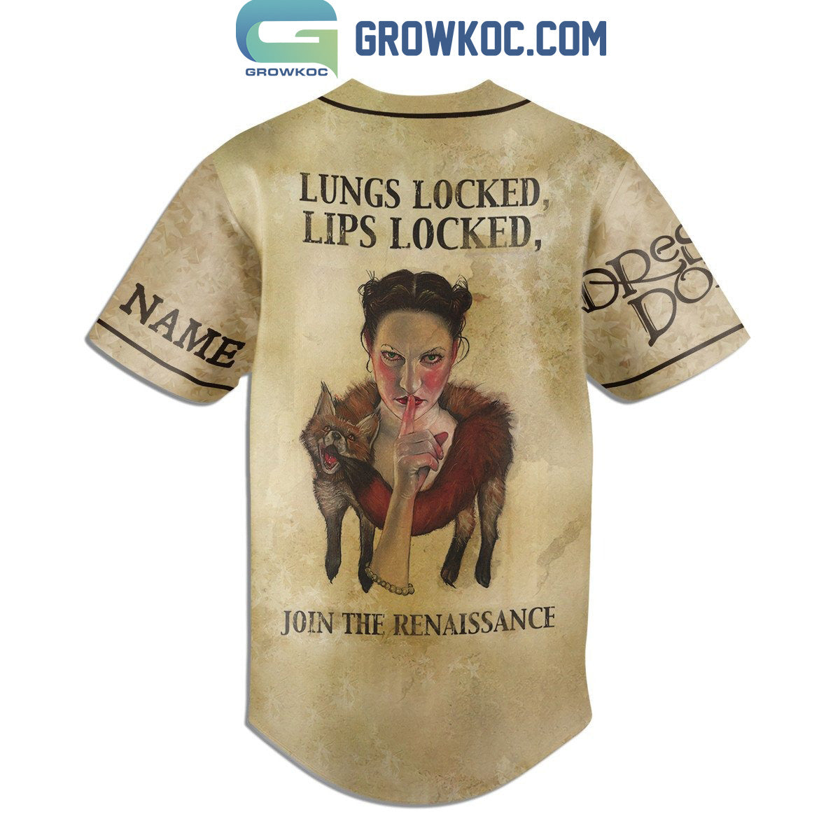 The Dresden Dolls Lungs Locked Lip Locked Join The Renaissance Personalized Baseball Jersey