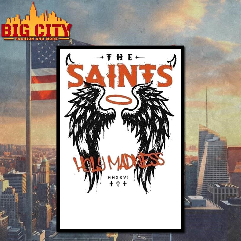 The Saints Holy Madness Wings Shirt