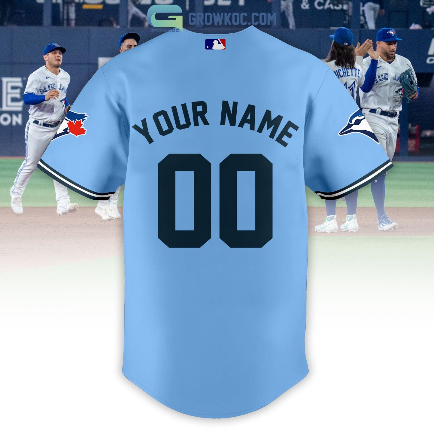 Toronto Blue Jays City Champions With Best Team Light Blue Design Personalized Baseball Jersey