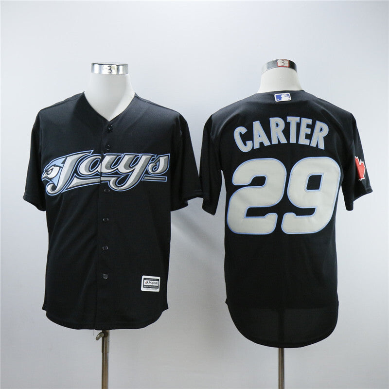 Toronto Blue Jays #29 Joe Carter Blue Jays 29 Black 2008 Inverted Fan Edition