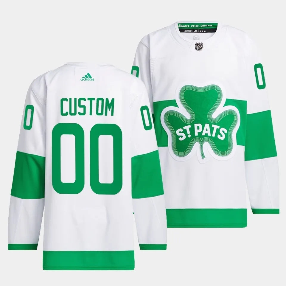 Toronto Maple Leafs Custom 2024 St. Patricks Alternate Authentic Jersey
