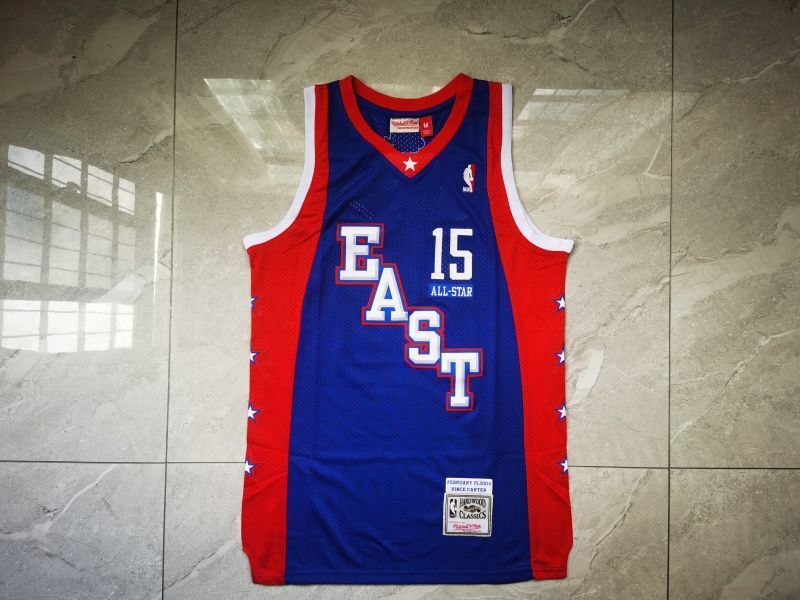 Toronto Raptors #15 Vince Carter 04 All-Star 15 Blue Style 2