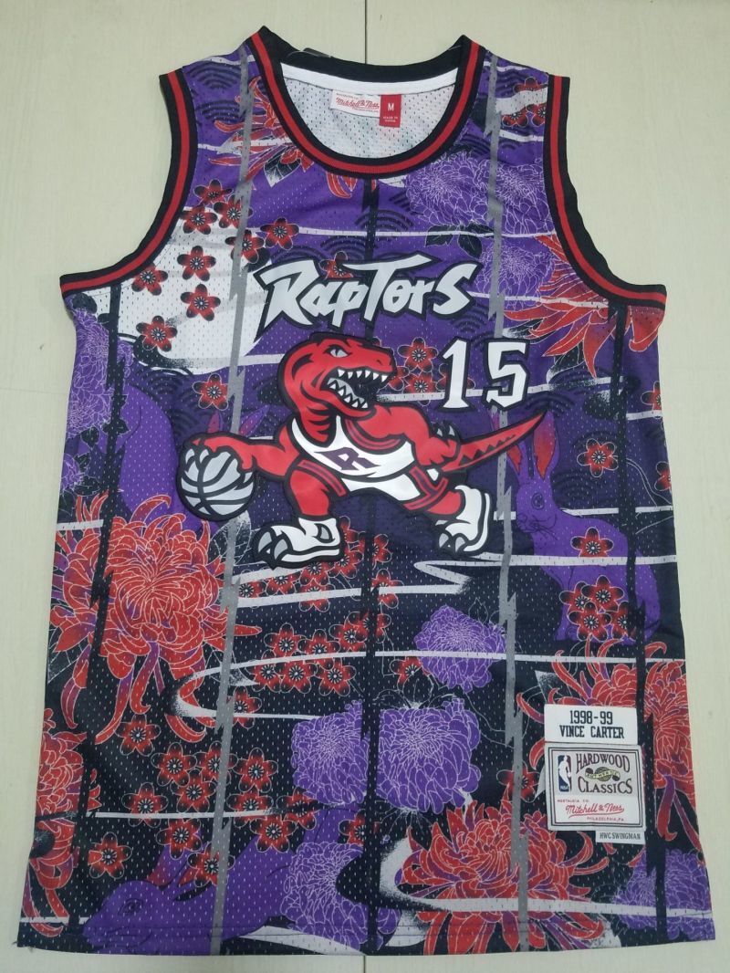 Toronto Raptors #15 Vince Carter Raptors 15 Limited Red s-xxl Style 2