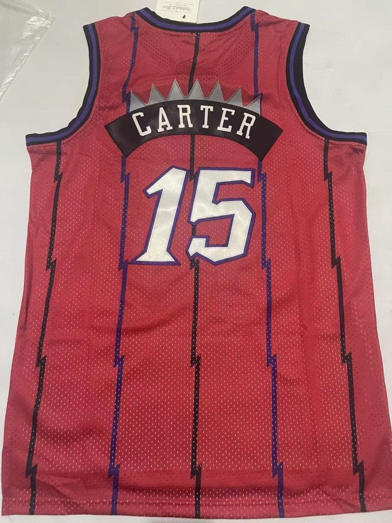 Toronto Raptors #15 Vince Carter Raptors 15 # Red Retro Style 1