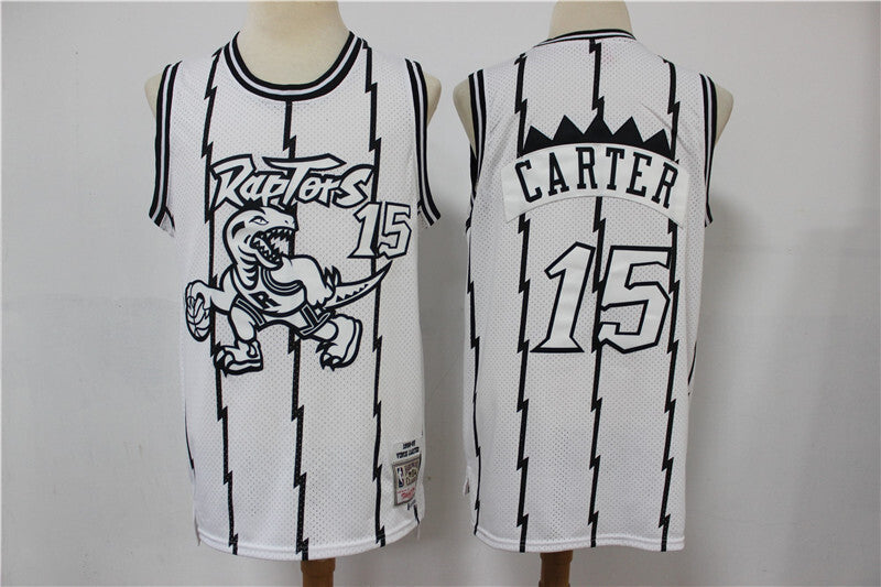 Toronto Raptors #15 Vince Carter Raptors 15 # White Big Dragon Limited Edition Jersey