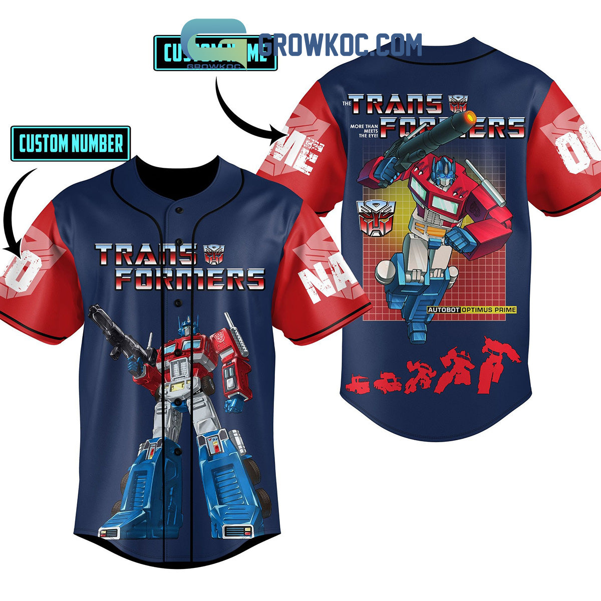 Transformers Freedom Is The Right Personalized Baseball Jersey