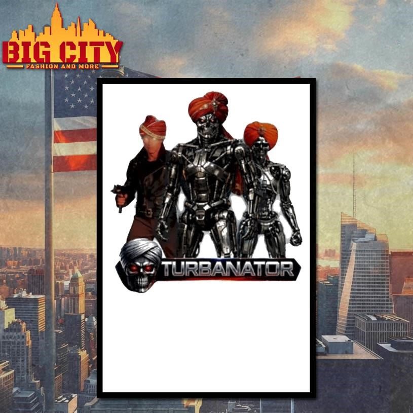 Turbanator Terminator Ghost Rider India Shirt