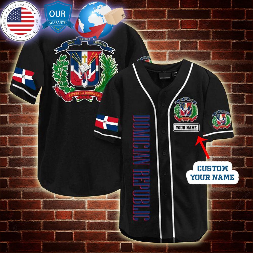 HOT Dominican Republic Custom Baseball Jersey