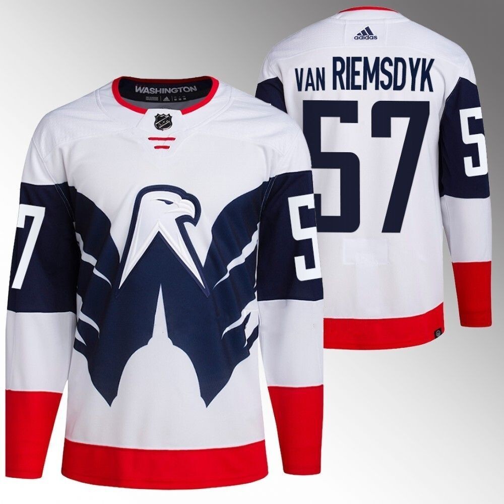 Washington Capitals #57 Trevor van Riemsdyk 2023 NHL Stadium Series White Jersey