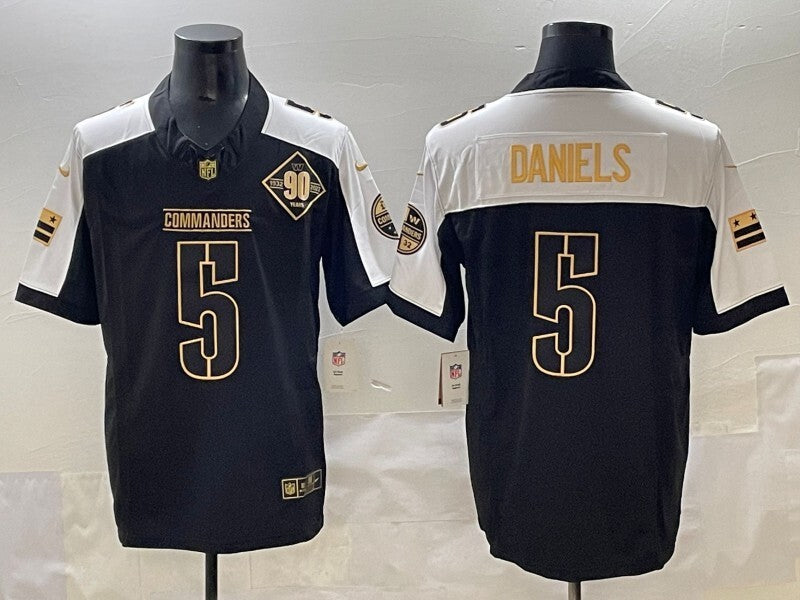 Washington Commanders #5 Jayden Daniels Redskins Style 1