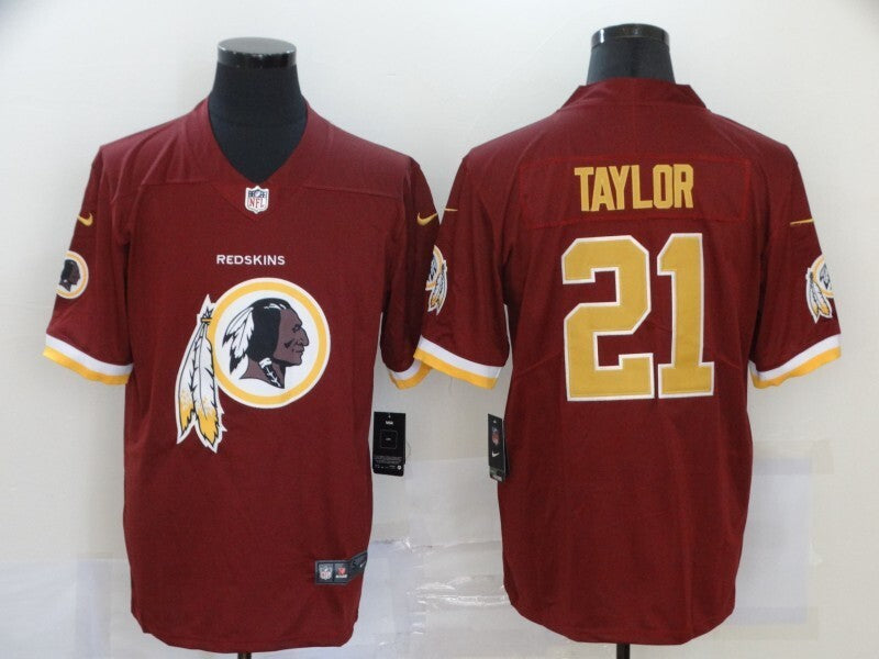 Washington Redskins #21 Sean Taylor Big Logo Fashion 154