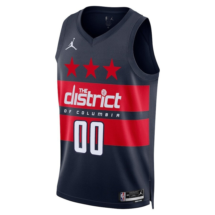 Washington Wizards Brand Unisex 202425 Custom Swingman Jersey - Statement Edition - Navy Style 1