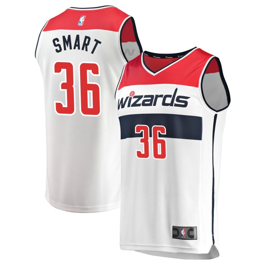 Washington Wizards #36 Marcus Smart Association Edition - White
