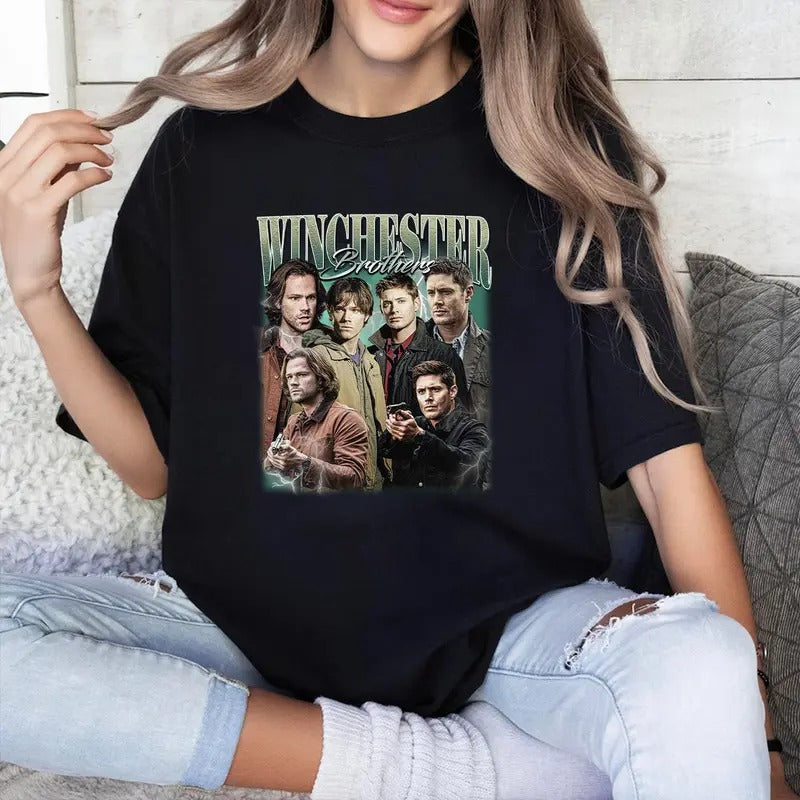 Winchester Brother T Shirt, Sam T Shirt, Winchester T Shirt , Gift For Woman and Man Unisex T-Shirt Sweatshirt Hoodie...