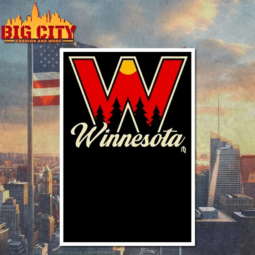 Winnesota W Hockey logo shirt