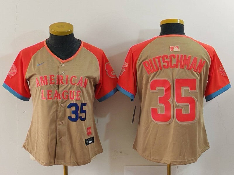 Women Baltimore Orioles #35 Adley Rutschman Orioles 24 All-Star Women Style 5