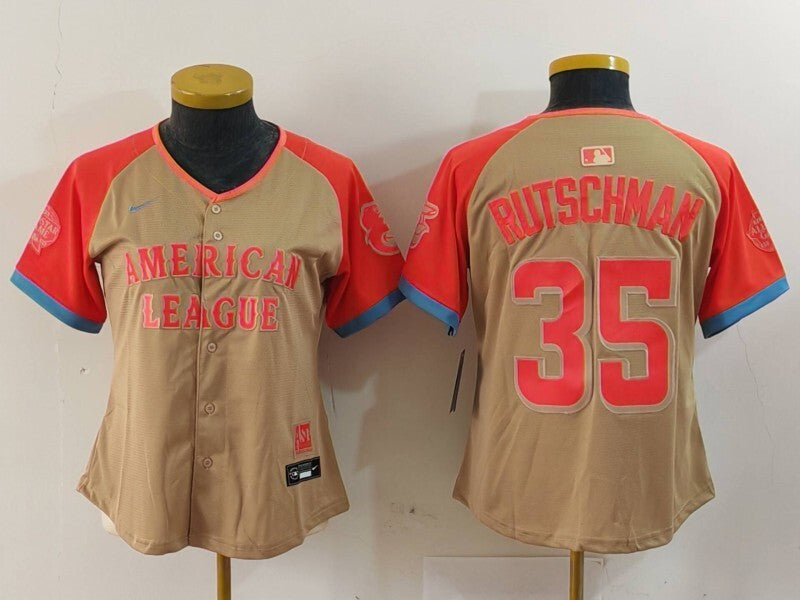 Women Baltimore Orioles #35 Adley Rutschman Orioles 24 All-Star Women Style 6