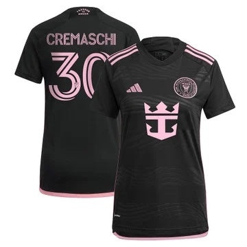 Women Inter Miami #30 Benjamin Cremaschi CF 2024 La Noche Jersey - Black