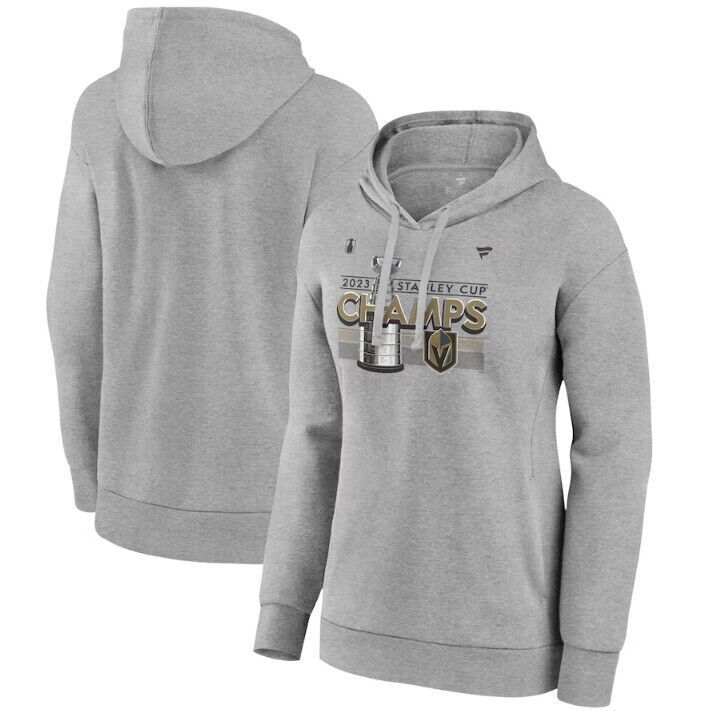 Women Vegas Golden Knights Heather Gray 2023 Stanley Cup Champions Locker Room