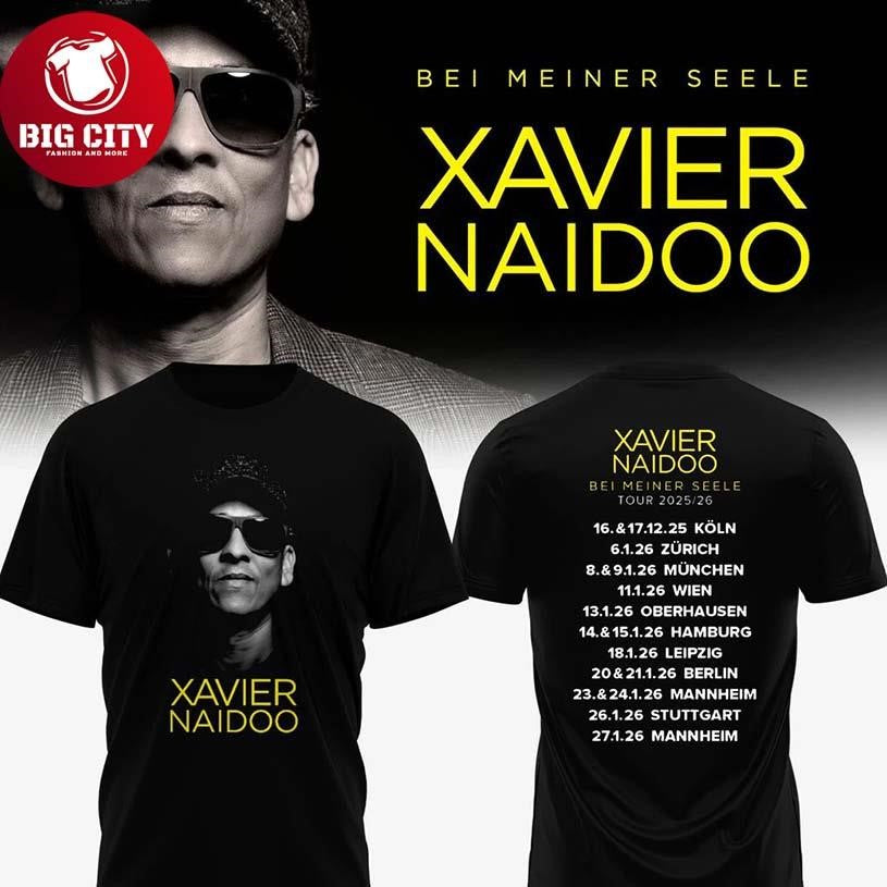 Xavier Naidoo Bei Meiner Seele Tour Two Sided Shirt