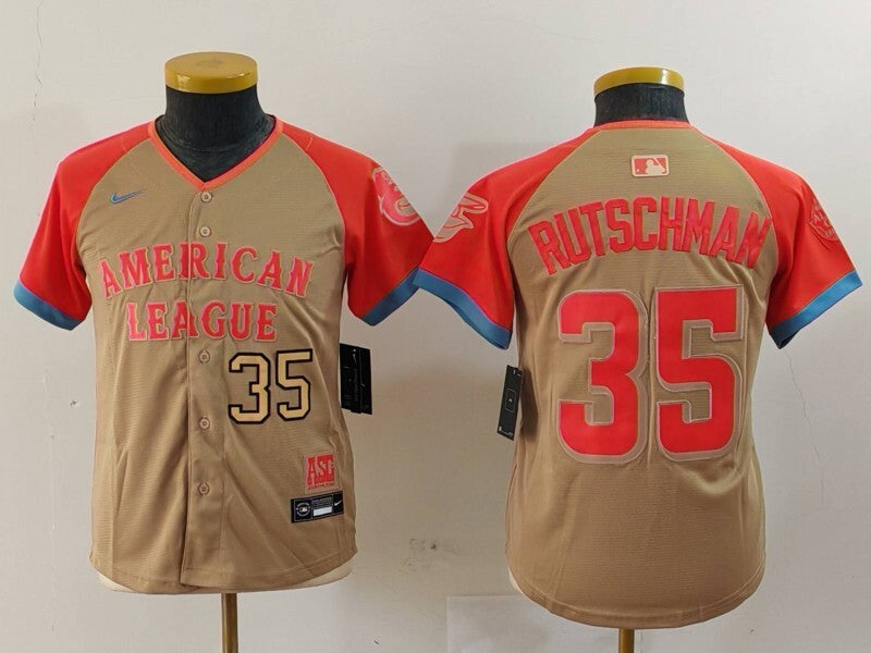 Youth Baltimore Orioles #35 Adley Rutschman Orioles 24 All-Star Youth Style 3