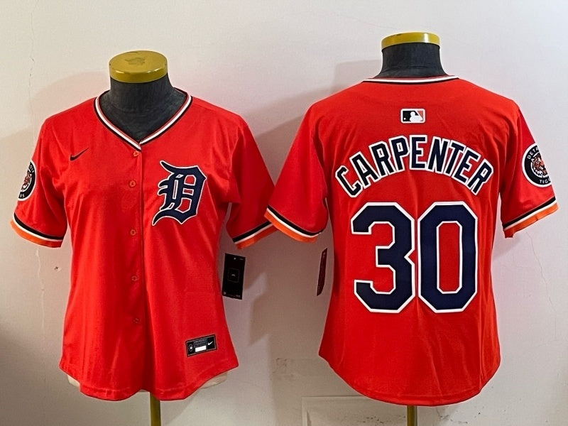 Youth Detroit Tigers #30 Kerry Carpenter Tigers Special V2 Women Youth
