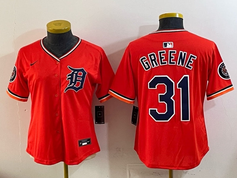 Youth Detroit Tigers #31 Riley Greene Tigers Special V2 Women Youth