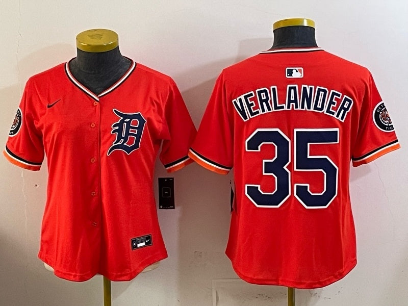 Youth Detroit Tigers #35 Justin Verlandea Tigers Special V2 Women Youth