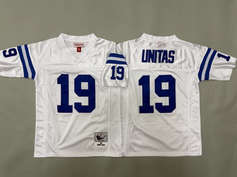 Youth Indianapolis Colts #19 Johnny Unitas Colts Youth Style 1