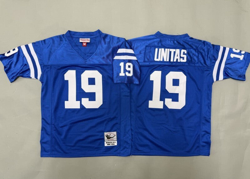 Youth Indianapolis Colts #19 Johnny Unitas Colts Youth Style 2
