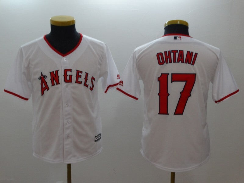 Youth Los Angeles Angels #17 Shohei Ohtani Style 3