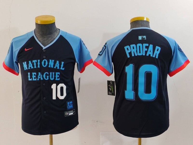 Youth San Diego Padres #10 Jurickson Profar Padres 24 All-Star Youth Style 4