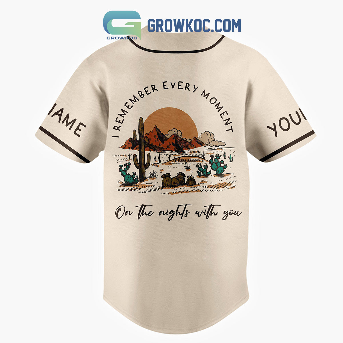 Zach Bryan I Remember Every Moment On The Nights With You Personalized Baseball Jersey