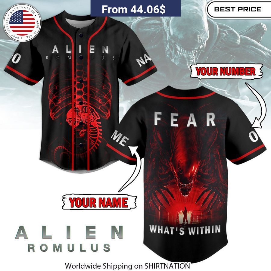 Alien Romulus CUSTOM Baseball Jersey