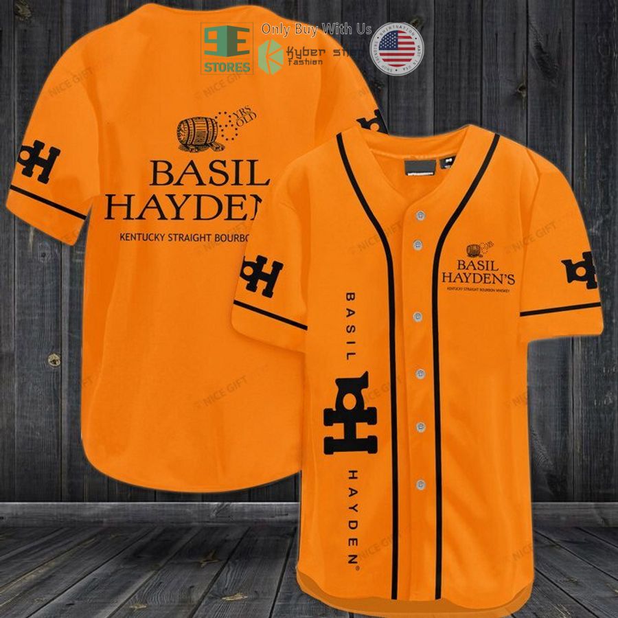 BEST Basil Hayden's logo Baseball Jersey