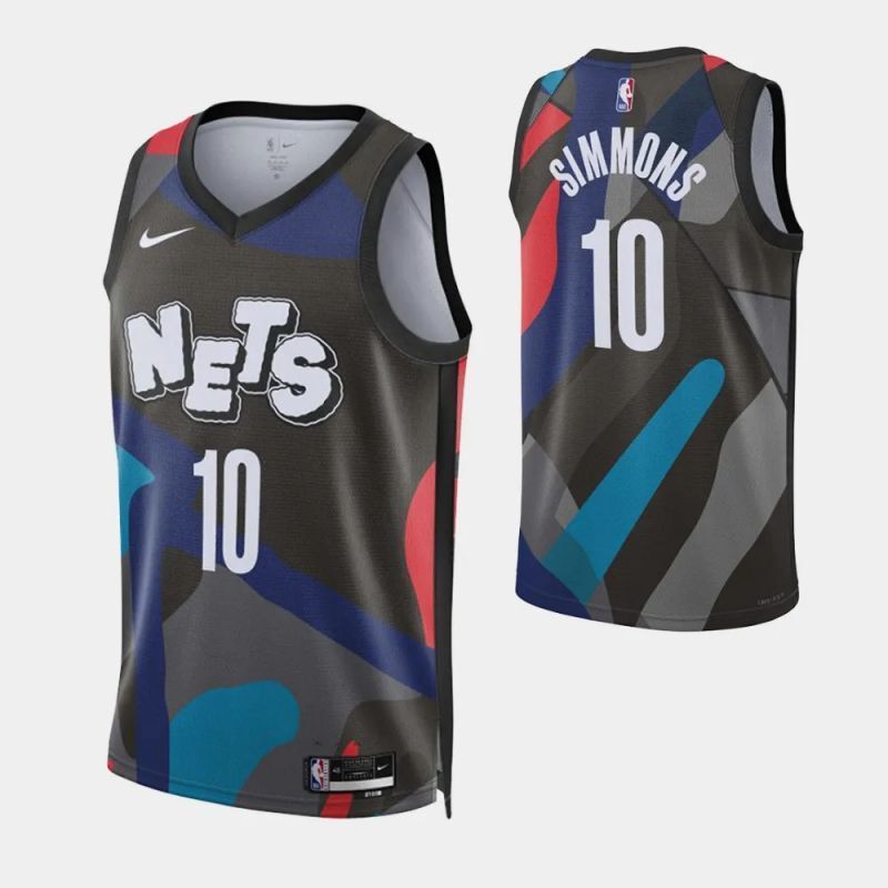 brooklyn nets #10 ben simmons 2023-24 city edition swingman jersey
