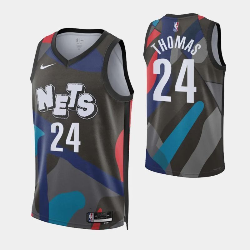 brooklyn nets #24 cam thomas 2023-24 city edition swingman jersey