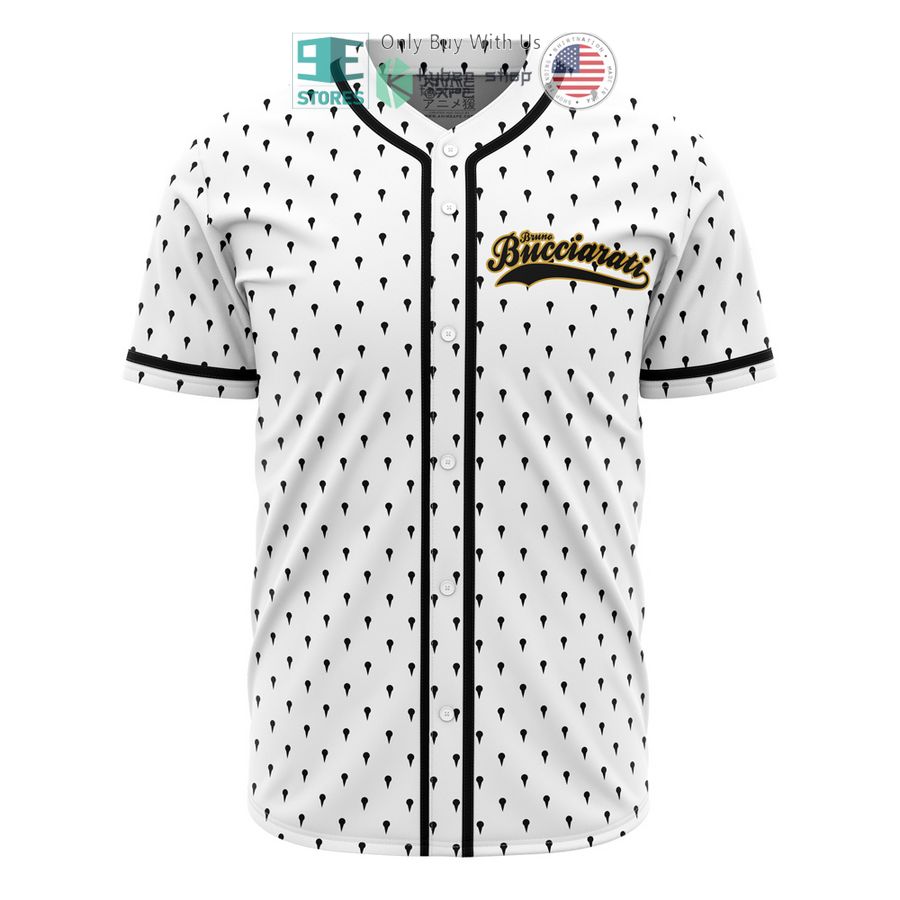 BEST Bruno Bucciarati Jojo's Bizarre Adventure Baseball Jersey