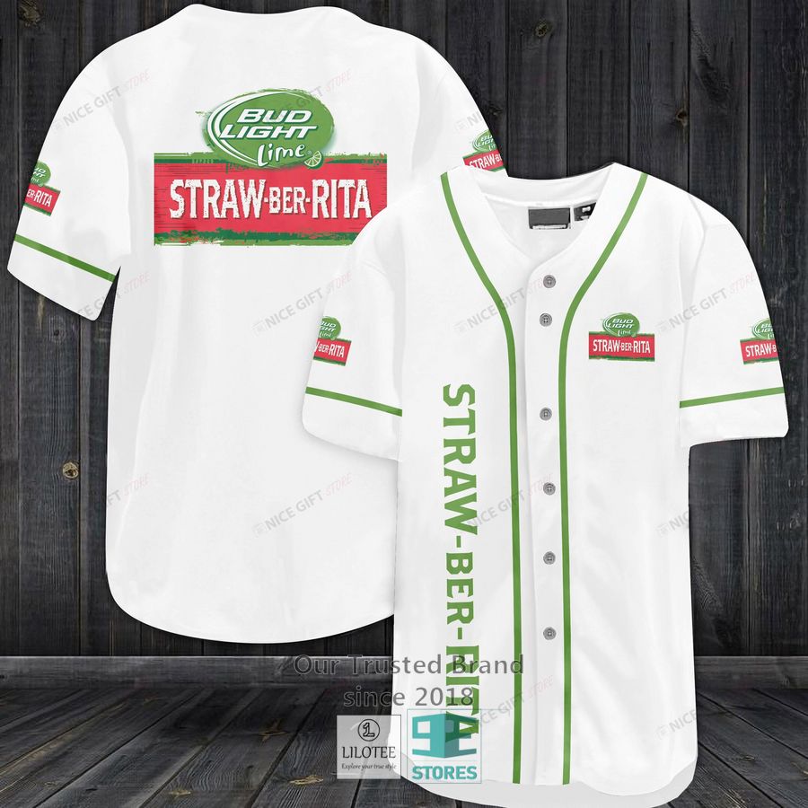 Bud Light Straw Ber Rita Baseball Jersey