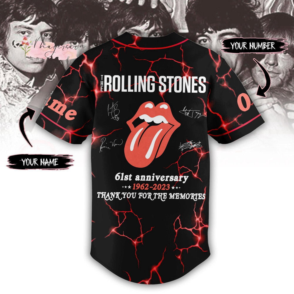 Christmas Stones Script Tongue Baseball Jersey Shirt, Rock And Roll Baseball Jersey, Rolling Jersey Shirt, Music Lover Baseball Shirt