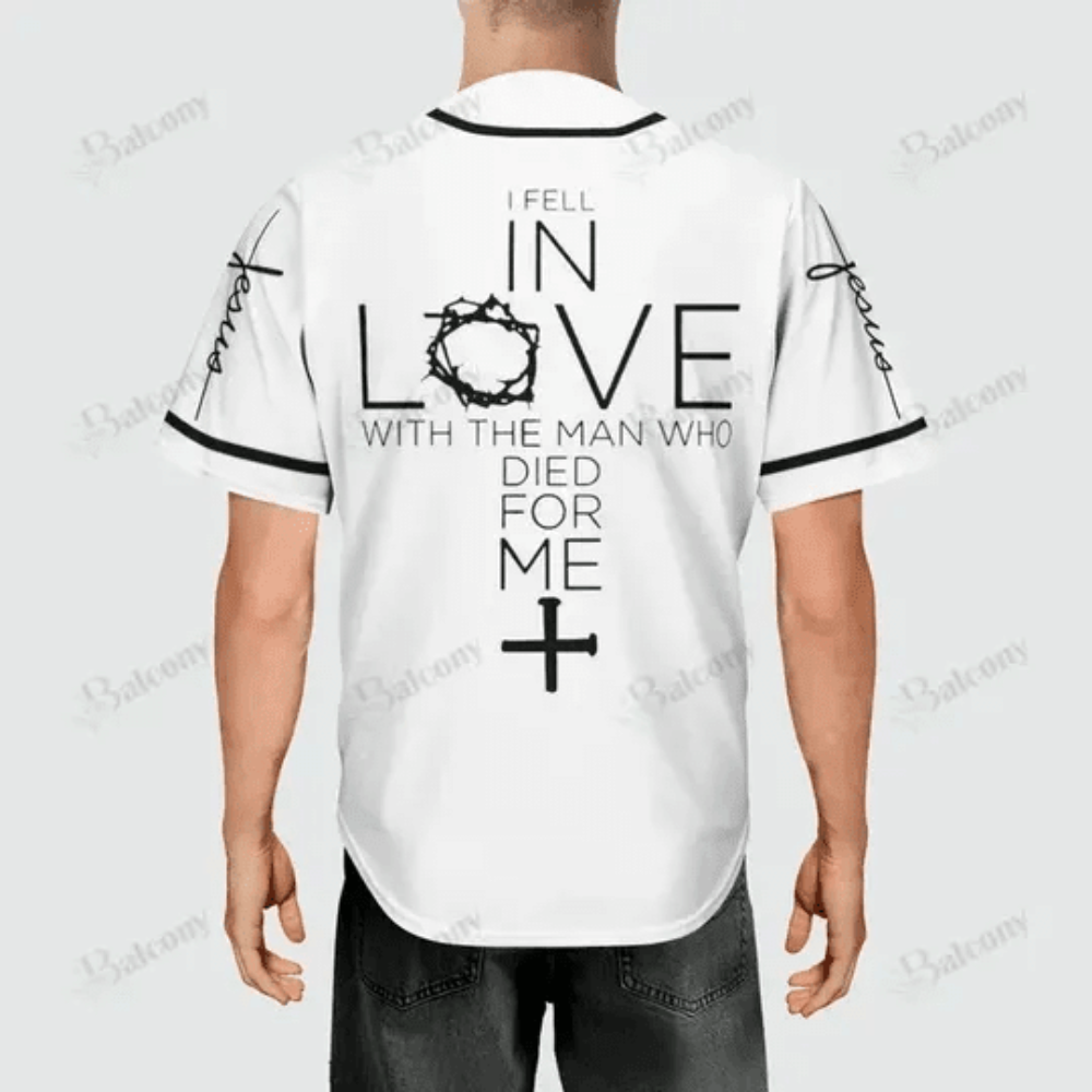 Colorful Jesus I Feel In Love Baseball Jersey Adult Unisex S-5XL Full Size