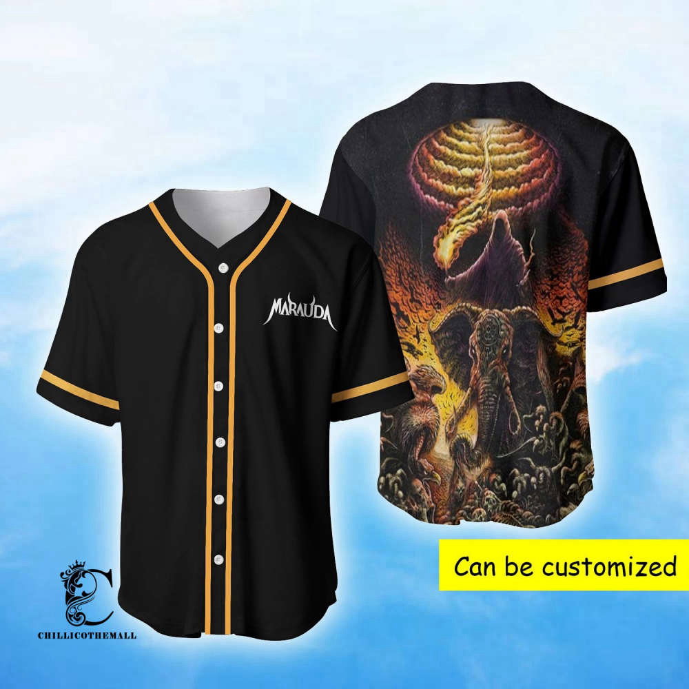 Custom Marauda Rave EDM Festival Baseball Jersey – Personalized Stylish Gear