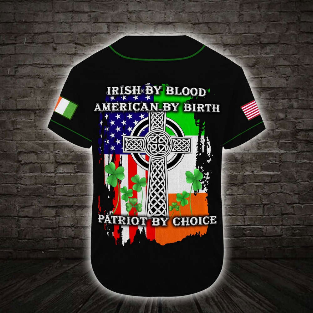 Custom name Irish Celtic Celtic Pride Baseball Jersey | Colorful | Adult Unisex | S – 5XL Full Size